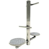 Plateaux pivotants connectés inox