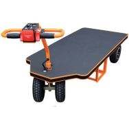 Plateforme motorisée 800 kg 1700 x 800 mm avec timon