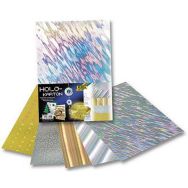 Pochette 5 feuilles carton holographique 25x35 cm 230g