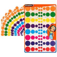 Pochette 640 gommettes multicolores
