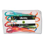 Pochette 6 ciseaux 16 cm crantés