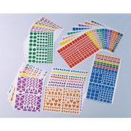 Pochette contenant 40 feuilles gommettes (4800 gommettes)