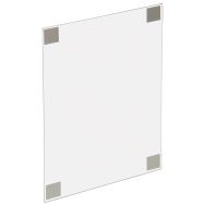 Pochette d'affichage transparente semi-rigide A4 ou A3 - Manutan Expert