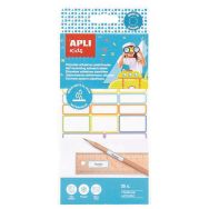 Pochette de 35 étiquettes adhésives plastifiées