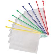 Pochette renforcée à zip - A4 - Paysage - Assorti