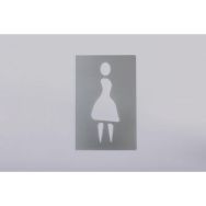 Pochoir SIGNA Femme gris