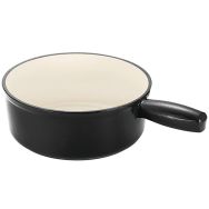 Poêlon 20cm 2 personnes fonte emaillee noir