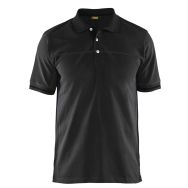 Polo bicolore noir/gris foncé