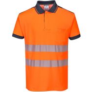 Polo haute visibilité PW3 manche courte T180 - Portwest