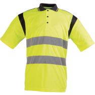 Polo tricot haute-visibilité pur polyester 150 gm2 - Singer
