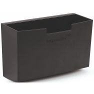 Porte-accessoires noir pour tableaux en verre