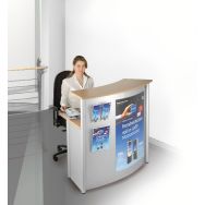 Porte-affiches pour colonne Tec-Art - A1 - Gris