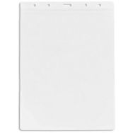 Porte-badge A5 hermétique transparent souple