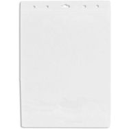 Porte-badge A5 transparent souple