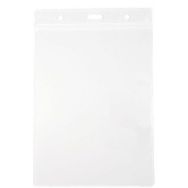 Porte-badge A6 transparent souple - PVC recyclé