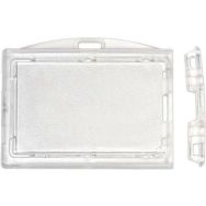 Porte-badge sécuritaire pour 2 cartes - Horizontal/Vertical
