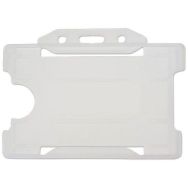 Porte-badge transparent antibactérien - Horizontal