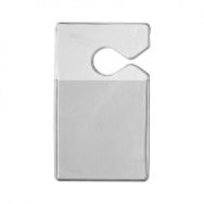 Porte-badge véhicule avec accroche rétroviseur