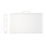 Porte-badge verrouillable ou à fermeture définitive