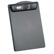 Porte-blocs - Avec calculatrice - Noir