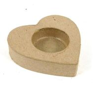 Porte-bougie cœur 8,5x8,5x2cm (Lot de 10)