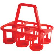 Porte-bouteilles-Pour 6 bouteilles-Rouge