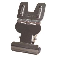 Porte-étiquette en inox 3x6x1,5 cm