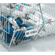 Porte-étiquette pour paniers fil d'acier