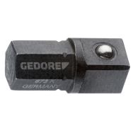 Porte-insert carré court 1/4''hex-1/4''