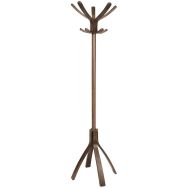 Porte-manteaux CAFE bois foncé 5 double patères