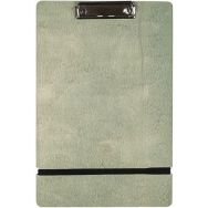 Porte-menu avec pince en bois - Vert - Format A4