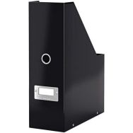 Porte-revues Leitz Click & Store avec double porte-étiquettes sur l'avant et l'arrière
