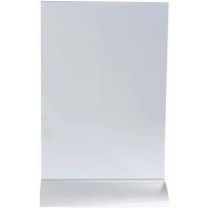 Porte-visuel vertical socle aluminium - A4 - Lot de 5