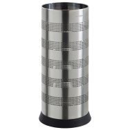 PorteParapluies Kipso perforé 28L Inox Brosse