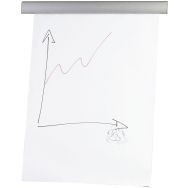 Porte Papier magnétique piètement plateau aluminium 665mm