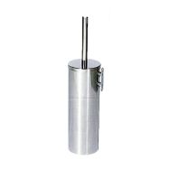 Porte balayette WC mural inox brillant