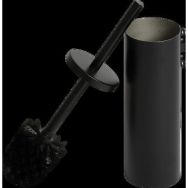 Porte balayette WC mural noir mat