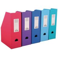 Porte revues PVC Dos 100mm (par lot de 10 pièces)