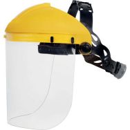 Porte visière polycarbonate incolore BALBI2 - EN166 - Jaune