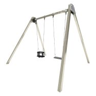 Portique 1 assise standard et 1 nacelle bébé