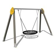 Portique balançoire nid oiseau- Jambes de scellement- poteaux alu