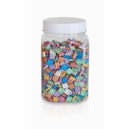 Pot 1kg de mosaïques nacrées couleurs assorties