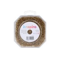 Pot 200 g pointes laiton têtes rondes 14 mm de long