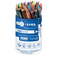 Pot 36 crayons Triple One Ferby Ø mine 6,25 mm