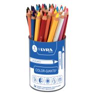 Pot 36 crayons de couleurs Lyra Color Giants