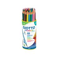 Pot 48 crayons couleurs Giotto Stilnovo Aquarellables