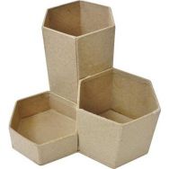 Pot à crayons 3 en 1 à décorer en carton