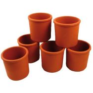 Pot à crayons en terre Ø 85 mm (Lot de 6)