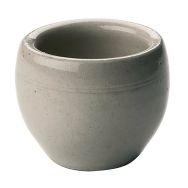 Pot à escargots en grès 4x3 cm gris