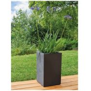 Pot carré haut Basalt Up - 36l